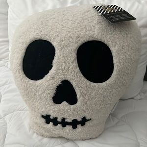 Skeleton Halloween pillow from Grammercy Studios